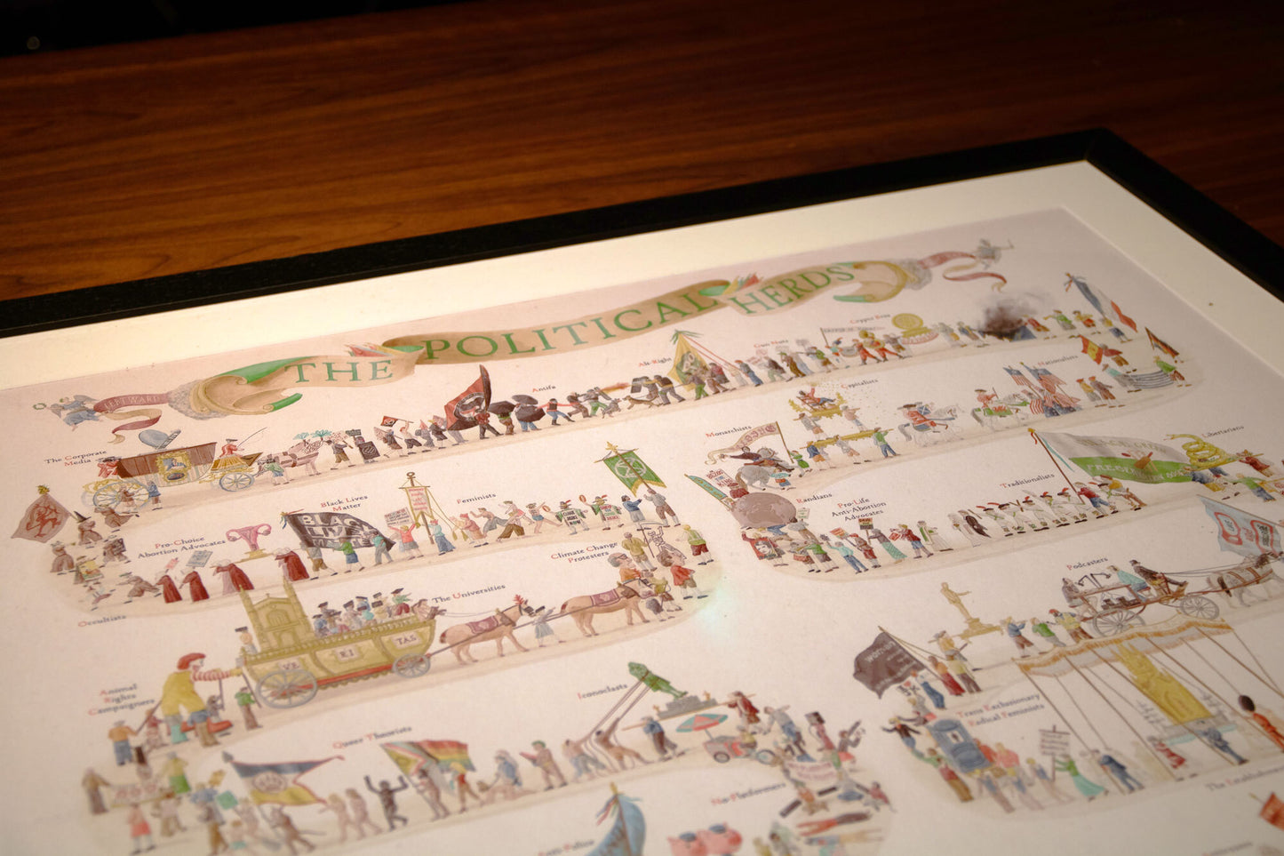 Fine Art Print of The Political Herds