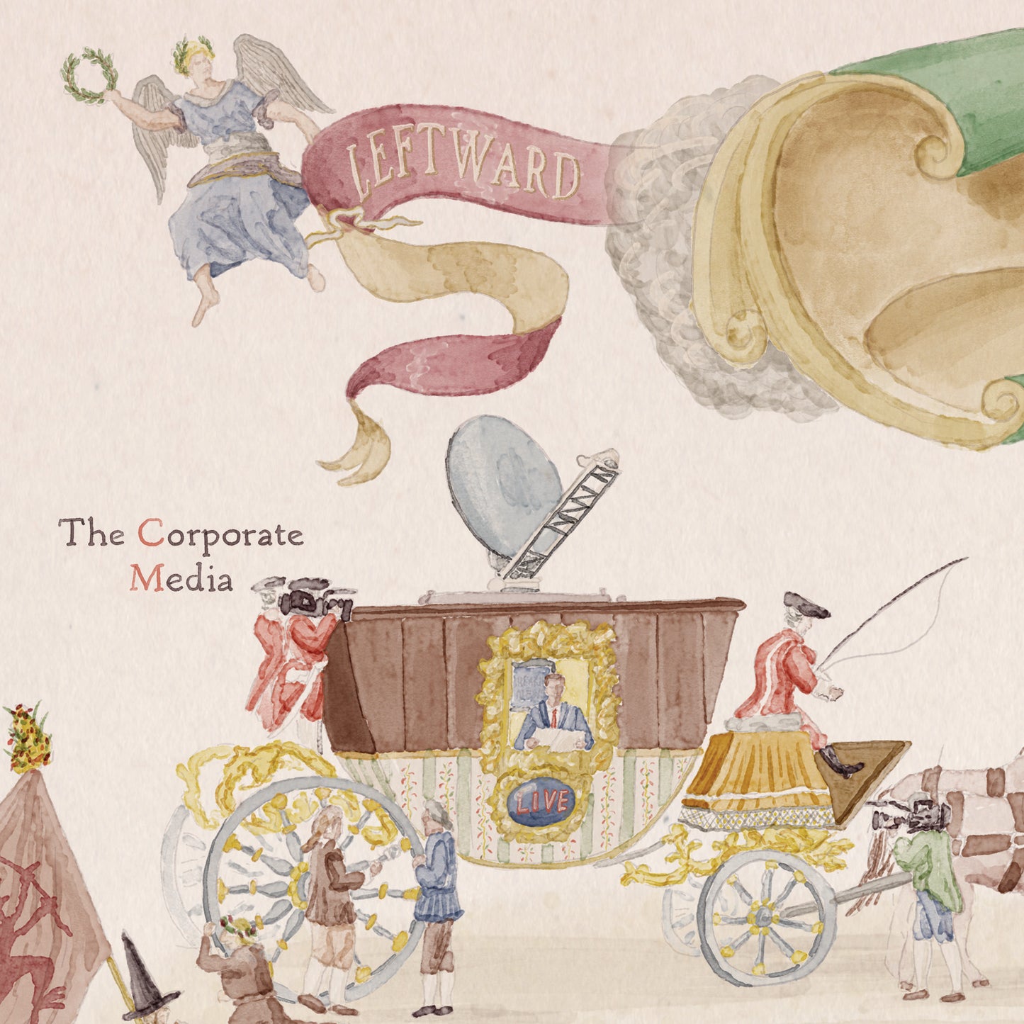 Fine Art Print of The Political Herds