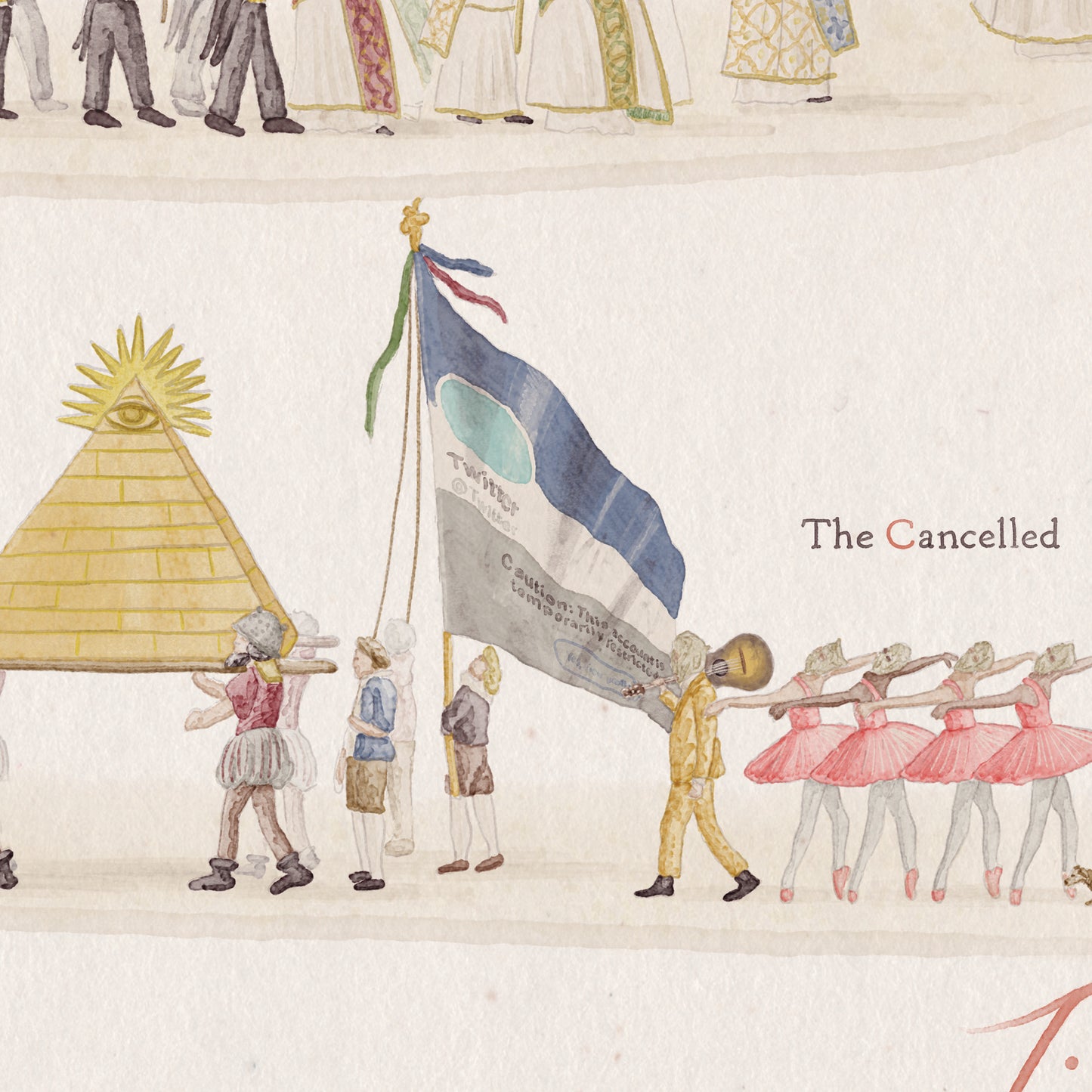 Fine Art Print of The Political Herds