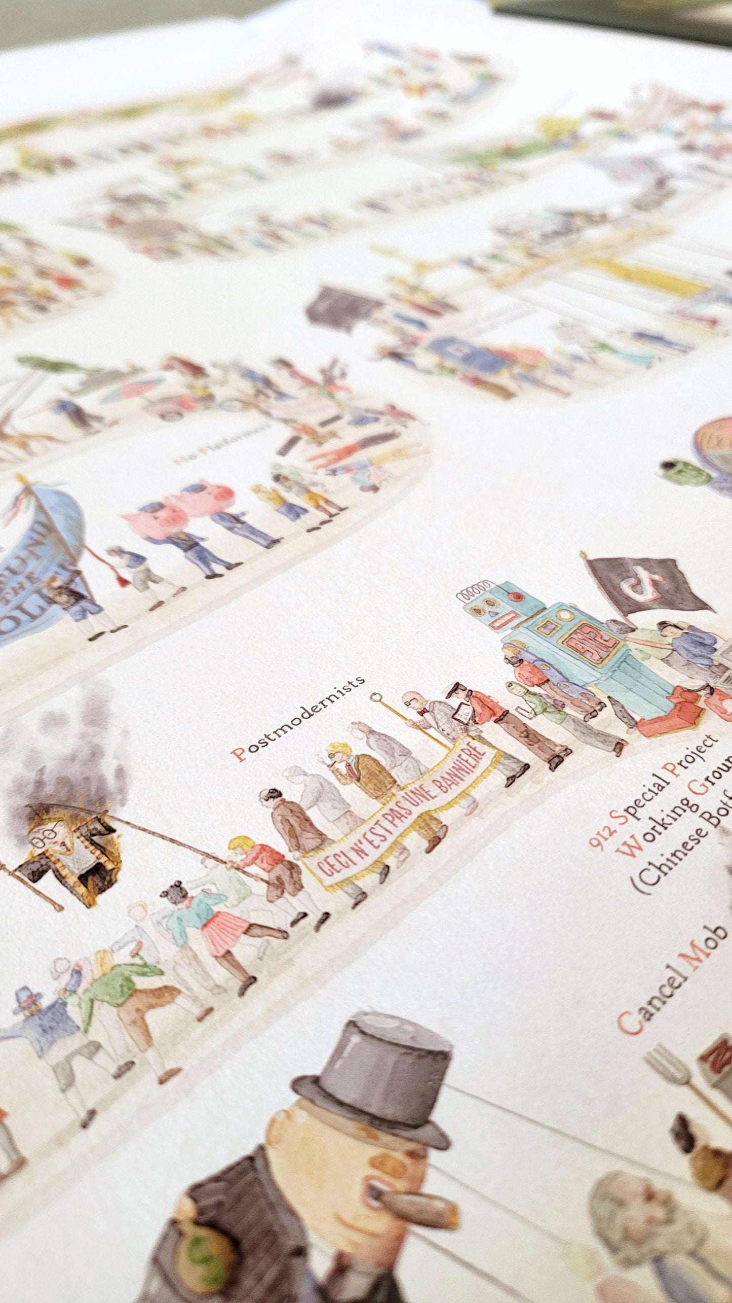 Fine Art Print of The Political Herds