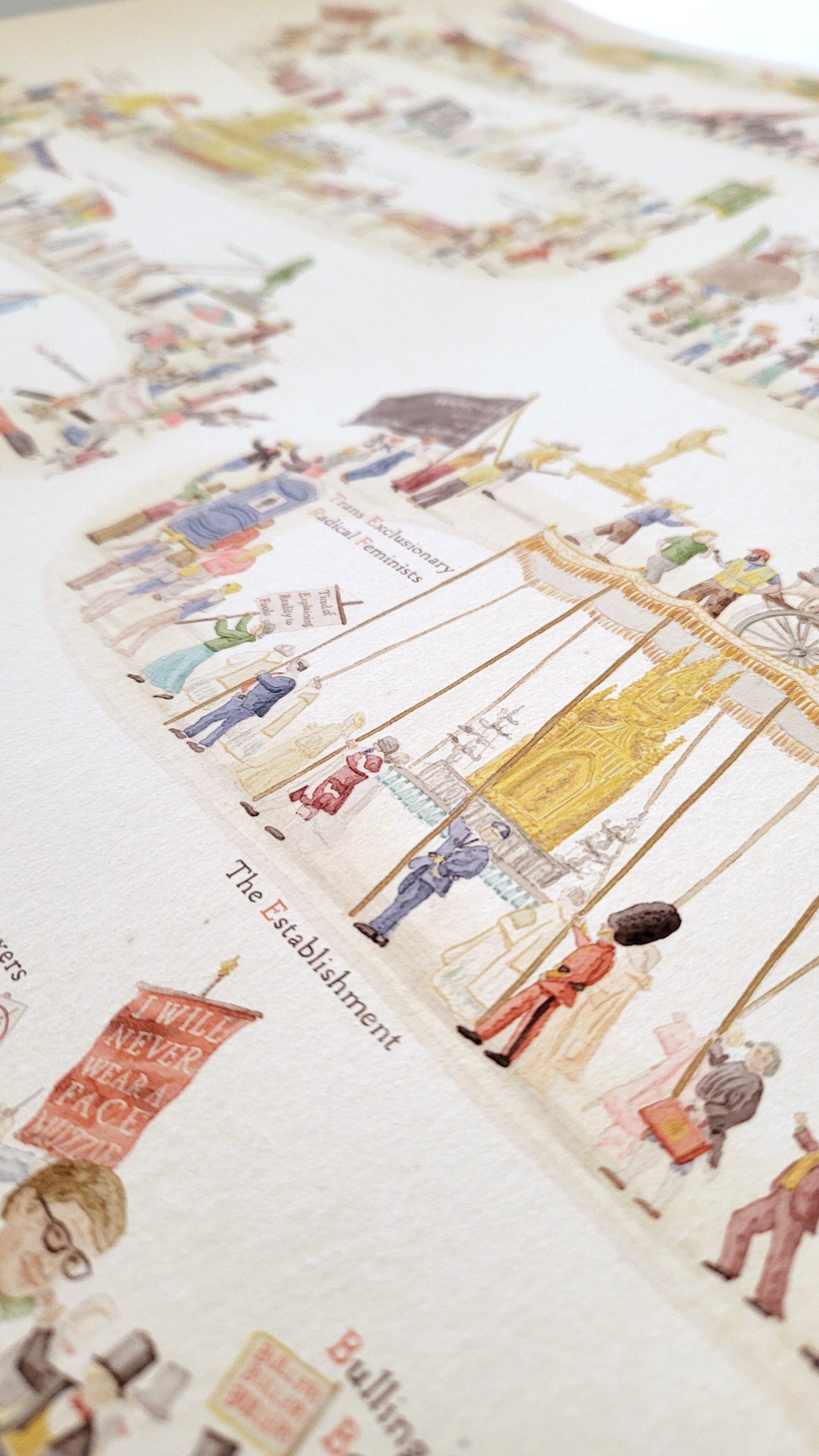 Fine Art Print of The Political Herds