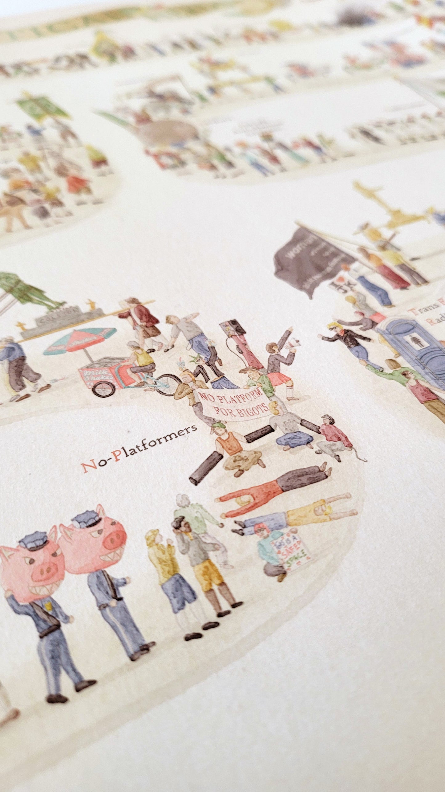 Fine Art Print of The Political Herds