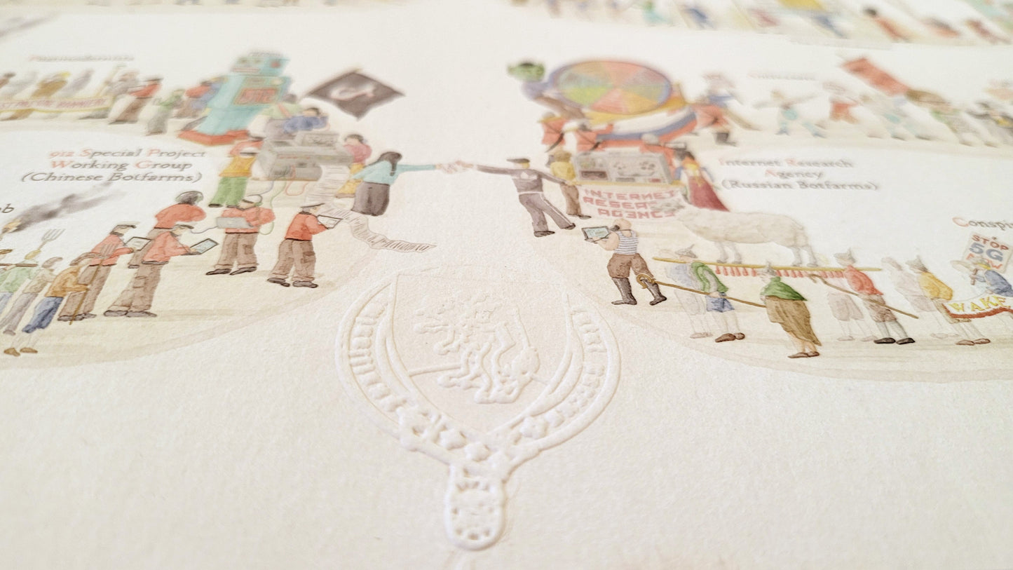 Fine Art Print of The Political Herds