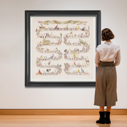 Fine Art Print of The Political Herds
